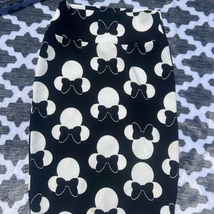 LuluRoe Minnie Mouse mini A-Line skirt
